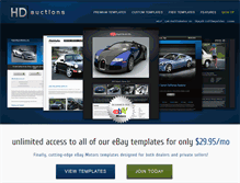 Tablet Screenshot of hdauctions.com